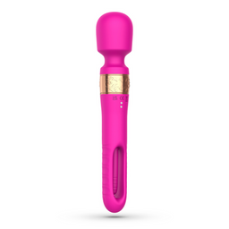 Crushious Big Ben - Dual Wand Massager met Flicker - Roze (7403254158900)