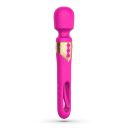 Crushious Big Ben - Dual Wand Massager met Flicker - Roze (7403254158900)
