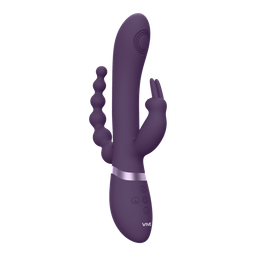 Vive by shots Rini - Pulse Wave  Vibrating Double Penetration Rabbit - Paars (7423522539538)