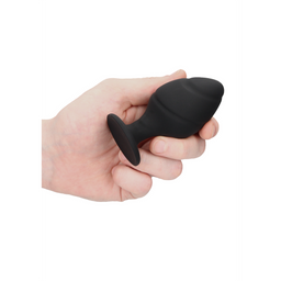 Ouch! by shots Gedraaid Butt Plug Set - Zwart (8714273925664)