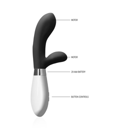 Luna by shots Achilles - Clitorale Stimulator en Vibrator - Zwart (8714273922991)
