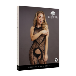 Le désir by shots Crotchless Leopard Bodystocking - One Size (8714273495839)