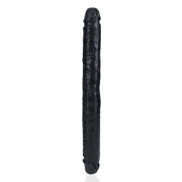 Realrock by shots Slim Double Ended Dong 14 / 35,6 cm - Zwart (8714273505637)