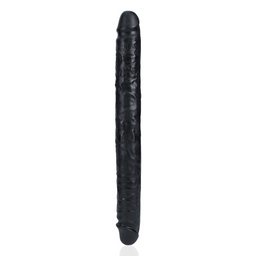 Realrock by shots Slim Double Ended Dong 14 / 35,6 cm - Zwart (8714273505637)