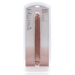 Realrock by shots Slim Double Ended Dong 14 / 35,6 cm - Tan (8714273505651)