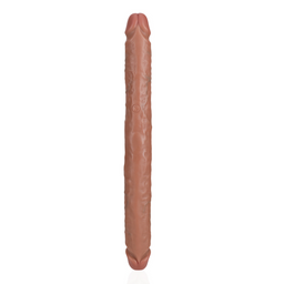 Realrock by shots Slim Double Ended Dong 14 / 35,6 cm - Tan (8714273505651)