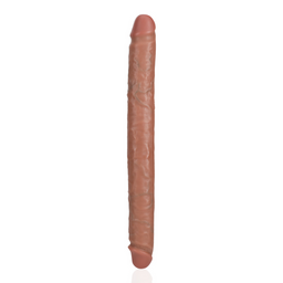 Realrock by shots Slim Double Ended Dong 14 / 35,6 cm - Tan (8714273505651)