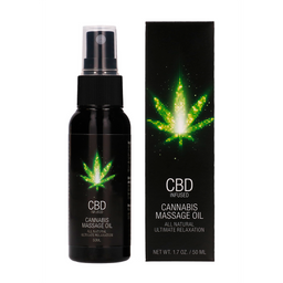 Pharmquests by shots CBD Cannabis Massageolie - 2 fl oz / 50 ml (8714273531162)