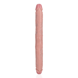 Realrock by shots Slim Dubbel Eindige Dildo 14 / 35,6 cm - Vleeskleurig (8714273505644)