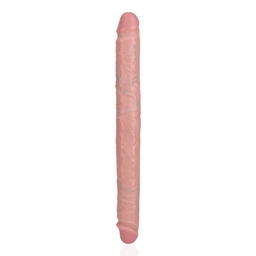 Realrock by shots Slim Dubbel Eindige Dildo 14 / 35,6 cm - Vleeskleurig (8714273505644)