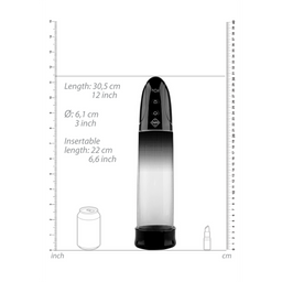 Pumped by shots Automatische Oplaadbare Luv Penis Pomp (8714273504692)