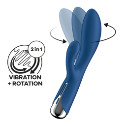 Satisfyer Spinning Rabbit 1 - Rotating Rabbit Vibrator - Blauw (4061504048734)
