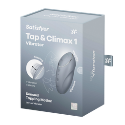 Satisfyer Tap en Climax 1 - Blauwgrijs (4061504046020)