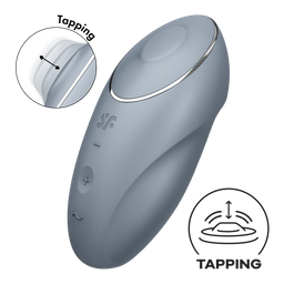 Satisfyer Tap en Climax 1 - Blauwgrijs (4061504046020)