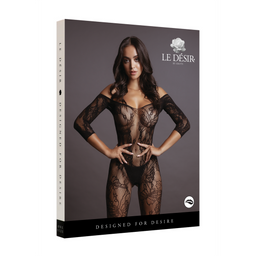 Le désir by shots Lace Sleeved Bodystocking - One Size (8714273495556)