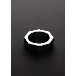 Steel by shots NUT Cockring - 0,6 x 0,2 x 50 / 15 x 6 x 50 mm (8714273781376)