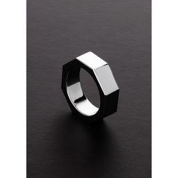 Steel by shots NUT Cockring - 0,6 x 0,2 x 50 / 15 x 6 x 50 mm (8714273781376)