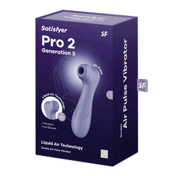 Satisfyer Pro 2 Generatie 3 - Double Air Pulse Vibrator - Liquid Air - Lila (4061504051895)