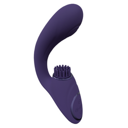 Vive by shots Gen - Triple Motor G-Spot Vibrator met Pulse Wave en Vibrerende Borstels - Paars (8714273054234)