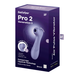 Satisfyer Pro 2 Generatie 3 - Double Air Pulse Vibrator - Liquid Air en Connect App - Lila (4061504051864)