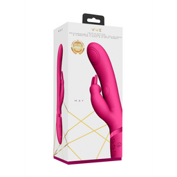 Vive by shots Mei - Dual Pulse-Wave  Vibrating C-spot  G-Spot Rabbit - Roze (7423522631614)
