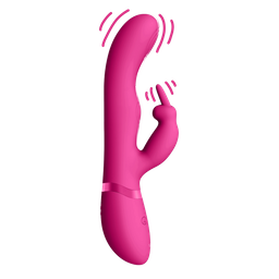 Vive by shots Mei - Dual Pulse-Wave  Vibrating C-spot  G-Spot Rabbit - Roze (7423522631614)