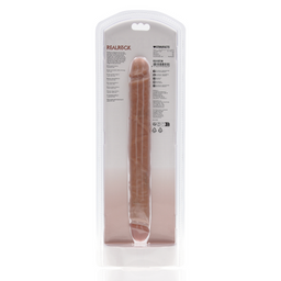 Realrock by shots Slim Double Ended Dong 12 / 30,5 cm - Tan (8714273505620)