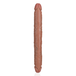 Realrock by shots Slim Double Ended Dong 12 / 30,5 cm - Tan (8714273505620)