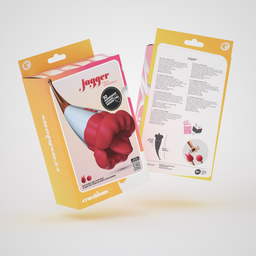 Crushious Jagger - Lickende Dubbele Stimulator - Rood (7403254160941)