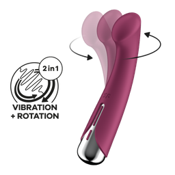 Satisfyer Spinning G-Spot 1 - Roterende G-Spot Vibrator - Rood (4061504048758)