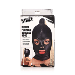Xr brands Bondagemasker met blonde paardenstaart (848518047496)