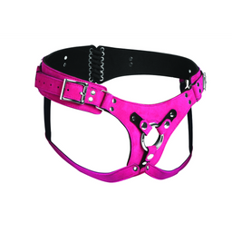 Xr brands Bodice Deluxe - Leren Korset Harnas - Paars (848518051349)