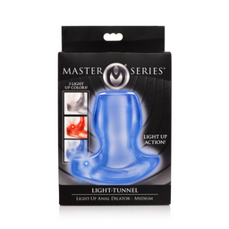 Xr brands Licht-Tunnel - Verlichte Anale Dilator - M (848518049407)