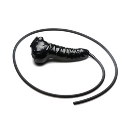 Xr brands Guzzler - Realistische Penis Sheath met Tube - Zwart (848518050427)