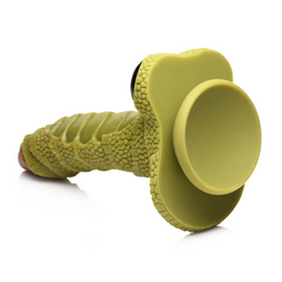 Xr brands Swamp Monster Scaly Silicone Dildo - Zwart (848518048905)