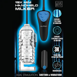 Xr brands Mini Handheld Melker - Zwart (848518048912)