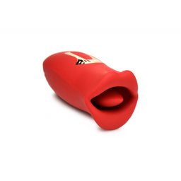 Xr brands Kiss and Tell - Silicone Kissing en Vibrerende Clitorisstimulator - Rood (848518052766)