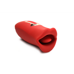 Xr brands Kiss and Tell - Silicone Kissing en Vibrerende Clitorisstimulator - Rood (848518052766)