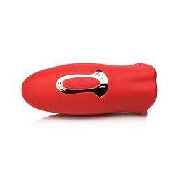 Xr brands Kiss and Tell - Silicone Kissing en Vibrerende Clitorisstimulator - Rood (848518052766)