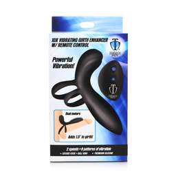 Xr brands Siliconen Vibrerende Penis Sleeve met Afstandsbediening (848518046277)