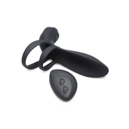Xr brands Siliconen Vibrerende Penis Sleeve met Afstandsbediening (848518046277)