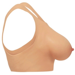 Xr brands Perky Pair D-Cup Siliconen Borsten - Vlees (848518049193)