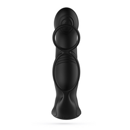 Crushious Erixos - Vibrerende Prostaatmassager met Balriem en Cockring - Zwart (7403254160989)