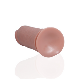 Realrock by shots Extra Dikke Straight zonder Balls 10 / 25,4 cm - Vlees (8714273505347)