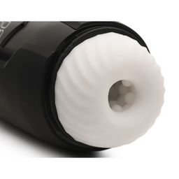 Xr brands De Milker Max - 14X Duwende en Vibrerende Masturbator - Zwart (848518053558)