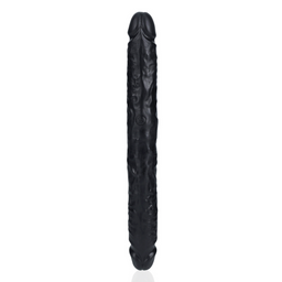 Realrock by shots Slim Double Ended Dong 12 / 30,5 cm - Zwart (8714273505606)