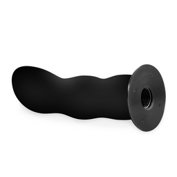 Crushious Snapper - Strap-on Harnas met Dildo - Zwart (7403254157880)