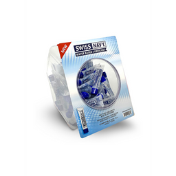 Swiss navy Premium - Waterbased Glijmiddel - Fishbowl - 50 Stuks (699439004705)