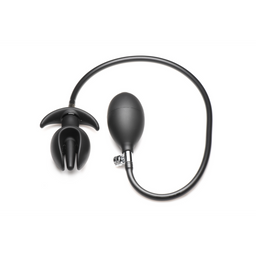 Xr brands Bad Buoy Anchor - Opblaasbare Siliconen Anale Plug - Zwart (848518052353)
