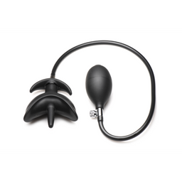 Xr brands Bad Buoy Anchor - Opblaasbare Siliconen Anale Plug - Zwart (848518052353)